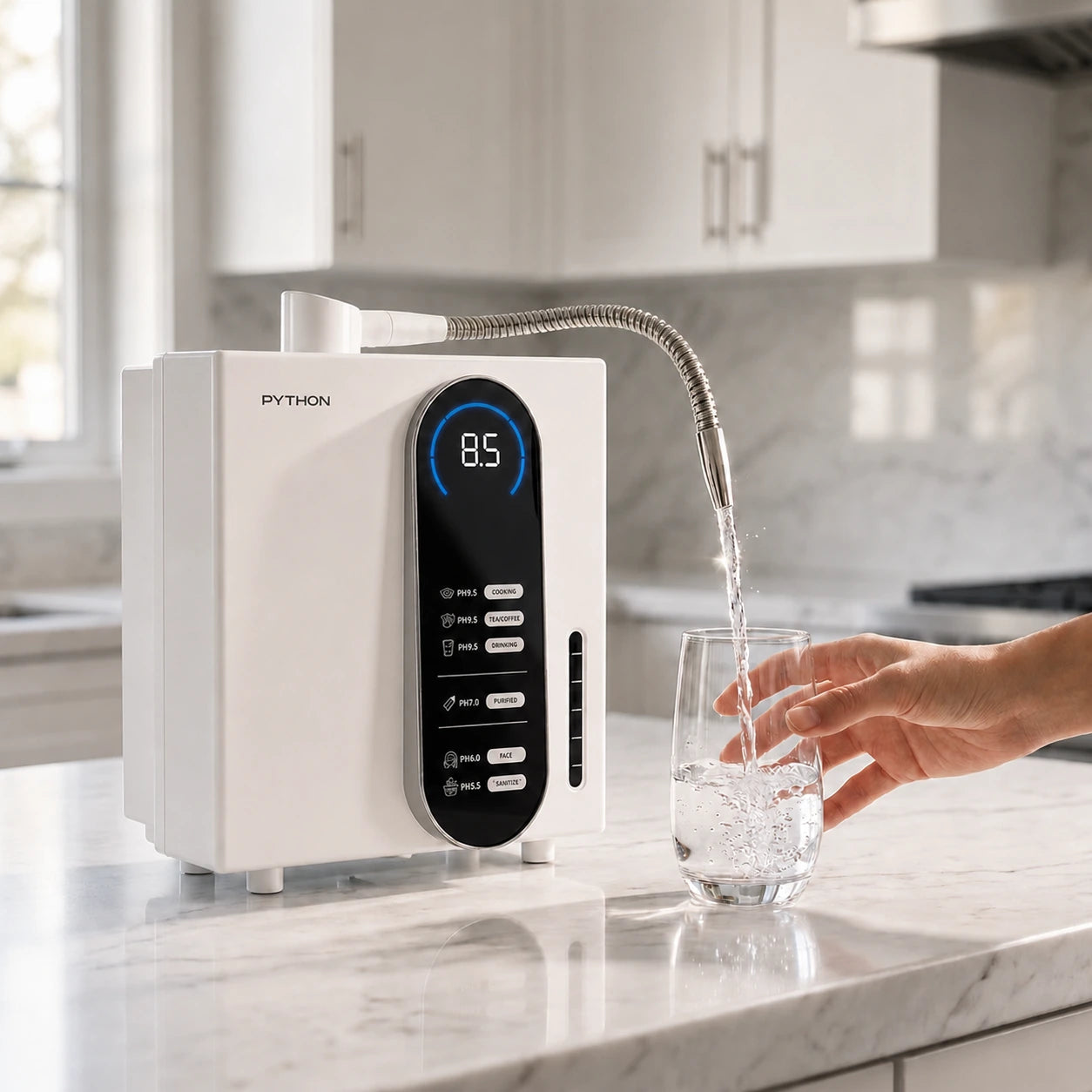 Don’t ionize unfiltered tap water
